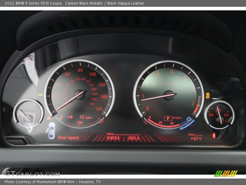  2012 6 Series 650i Coupe 650i Coupe Gauges