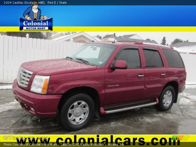 Red E / Shale 2004 Cadillac Escalade AWD