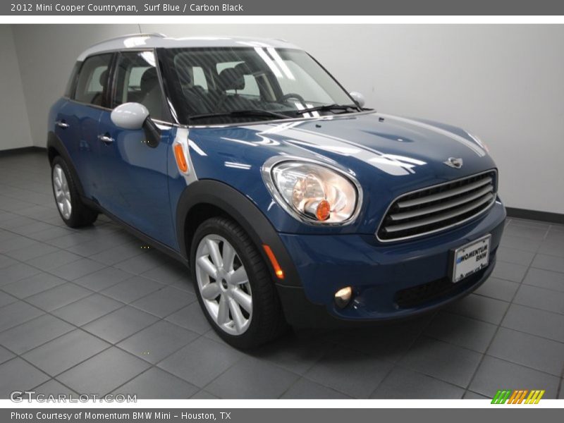 Surf Blue / Carbon Black 2012 Mini Cooper Countryman
