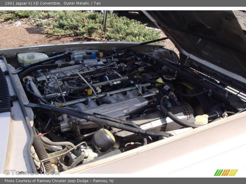 Oyster Metallic / Tan 1991 Jaguar XJ XJS Convertible