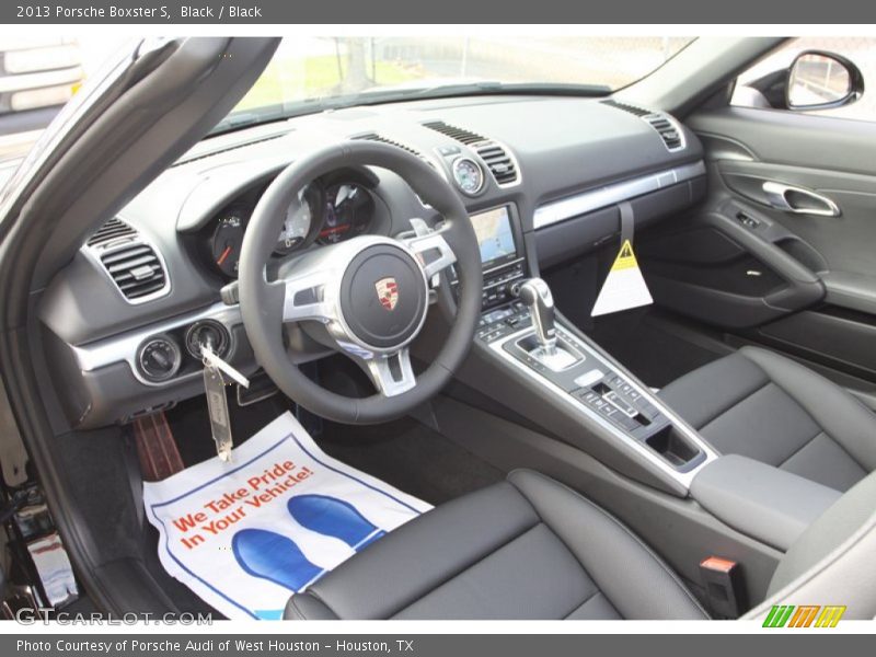  2013 Boxster S Black Interior