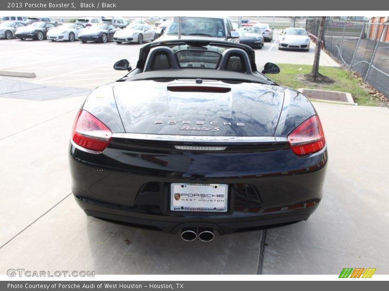 Black / Black 2013 Porsche Boxster S