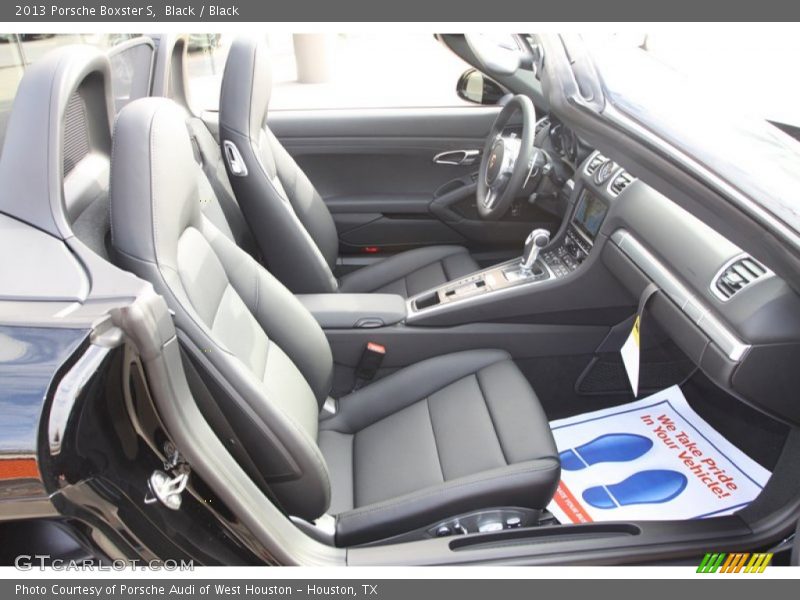 Front Seat of 2013 Boxster S