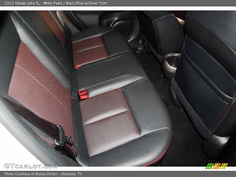 White Pearl / Black/Red w/Silver Trim 2011 Nissan Juke SL