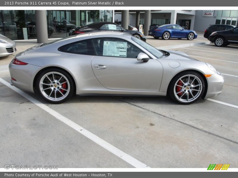  2013 911 Carrera 4S Coupe Platinum Silver Metallic