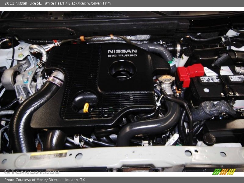 White Pearl / Black/Red w/Silver Trim 2011 Nissan Juke SL