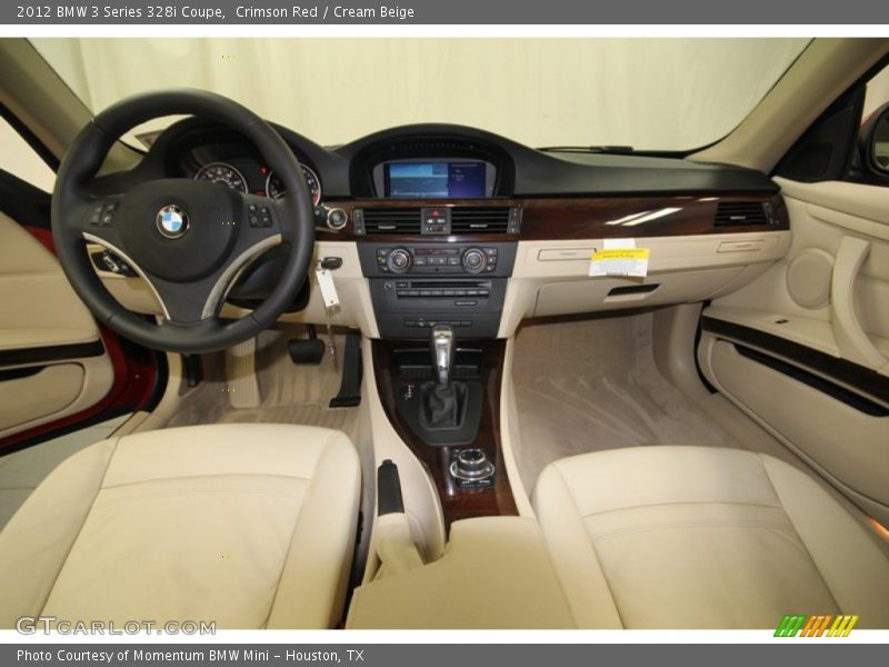 Crimson Red / Cream Beige 2012 BMW 3 Series 328i Coupe