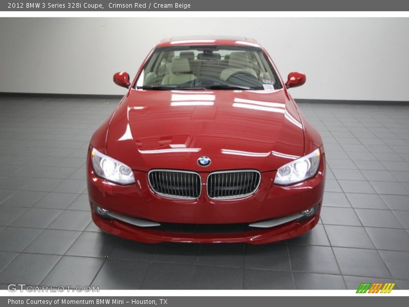 Crimson Red / Cream Beige 2012 BMW 3 Series 328i Coupe
