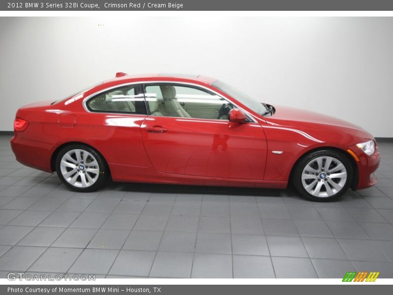 Crimson Red / Cream Beige 2012 BMW 3 Series 328i Coupe