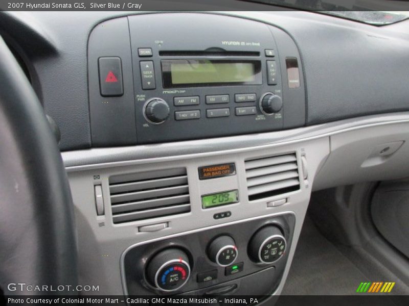 Silver Blue / Gray 2007 Hyundai Sonata GLS