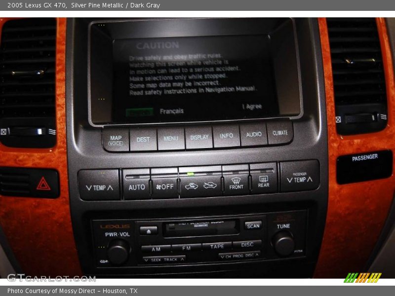 Silver Pine Metallic / Dark Gray 2005 Lexus GX 470