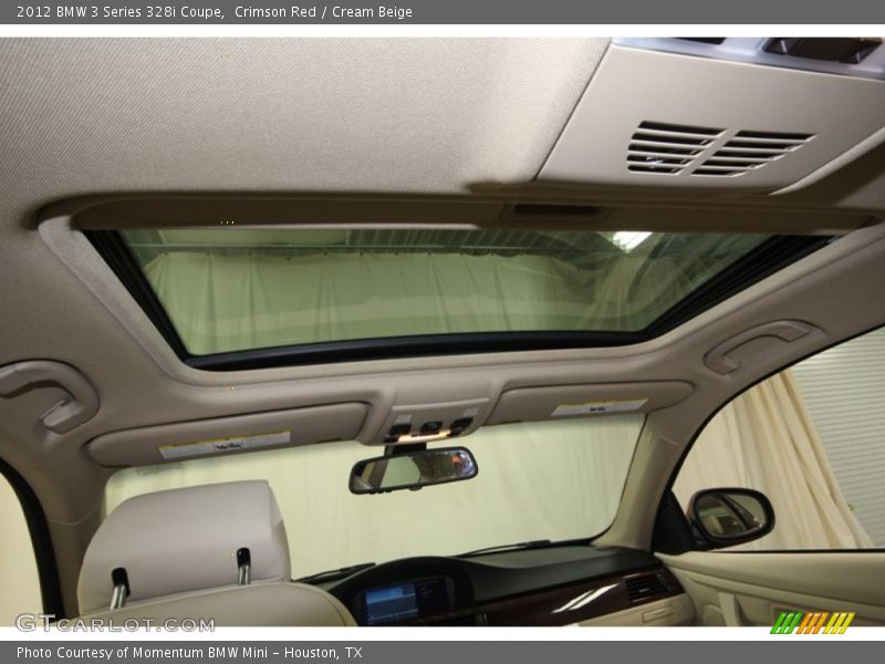 Crimson Red / Cream Beige 2012 BMW 3 Series 328i Coupe