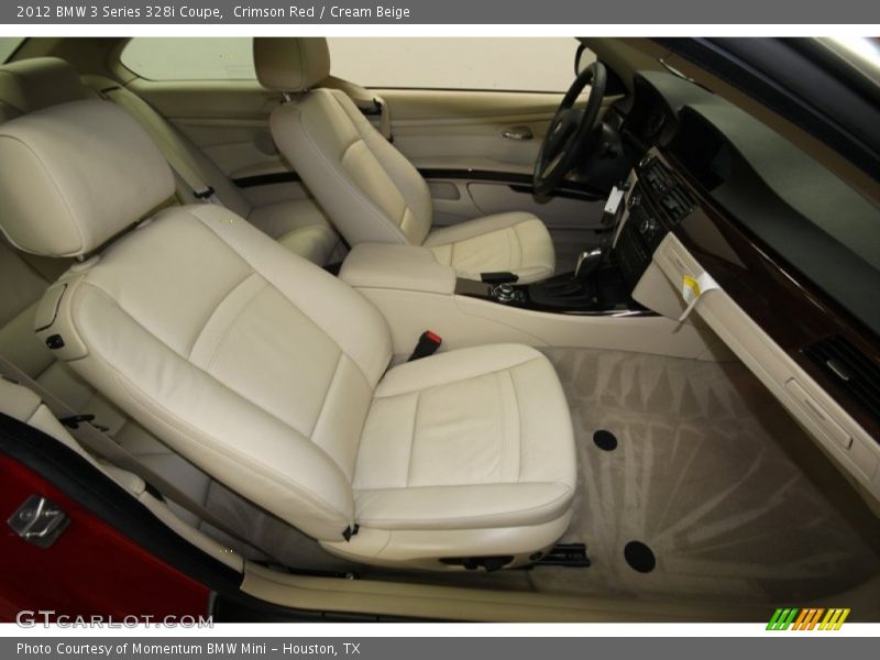  2012 3 Series 328i Coupe Cream Beige Interior