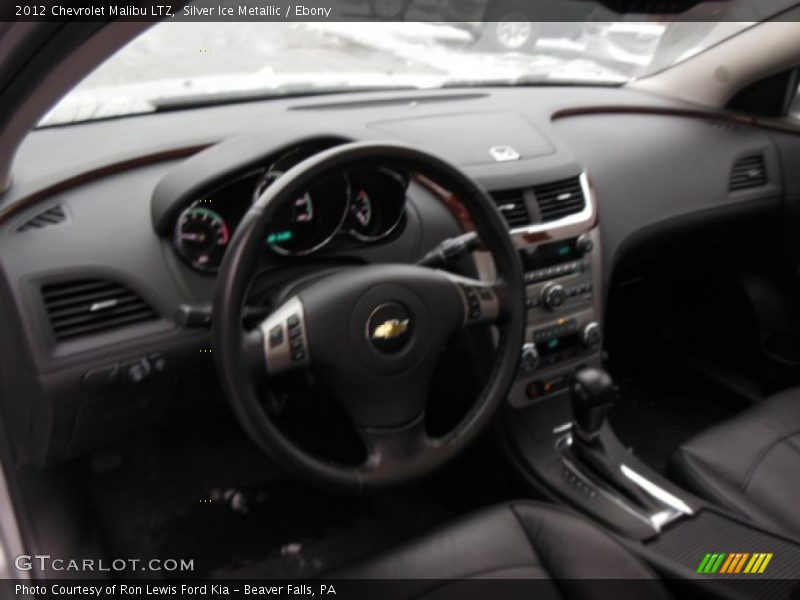 Silver Ice Metallic / Ebony 2012 Chevrolet Malibu LTZ