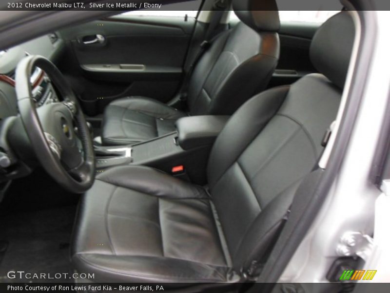Silver Ice Metallic / Ebony 2012 Chevrolet Malibu LTZ
