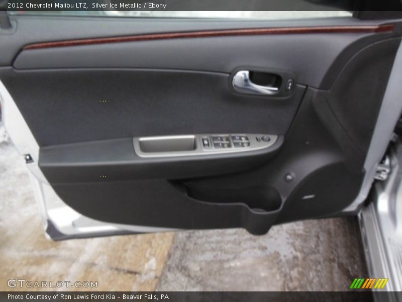 Silver Ice Metallic / Ebony 2012 Chevrolet Malibu LTZ