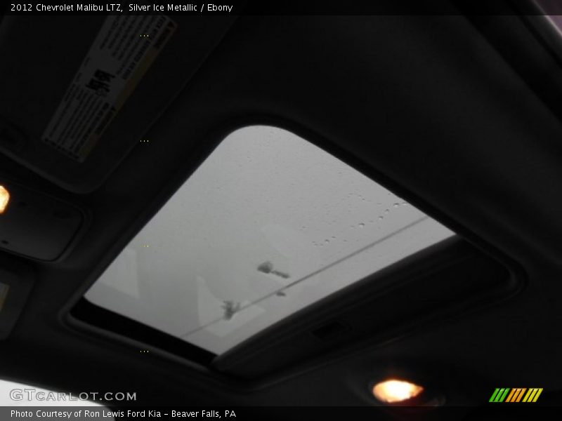 Silver Ice Metallic / Ebony 2012 Chevrolet Malibu LTZ