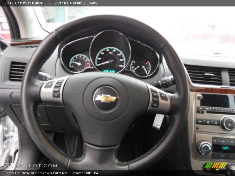 Silver Ice Metallic / Ebony 2012 Chevrolet Malibu LTZ