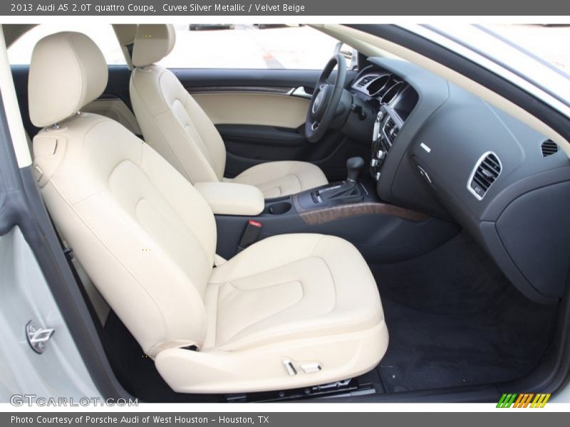 Front Seat of 2013 A5 2.0T quattro Coupe