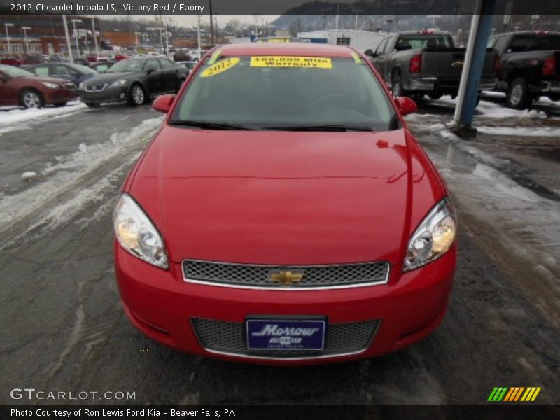 Victory Red / Ebony 2012 Chevrolet Impala LS