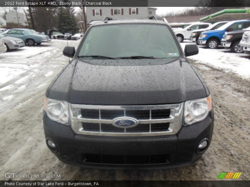 Ebony Black / Charcoal Black 2012 Ford Escape XLT 4WD
