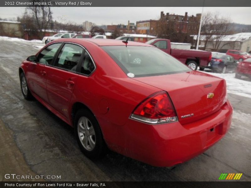 Victory Red / Ebony 2012 Chevrolet Impala LS