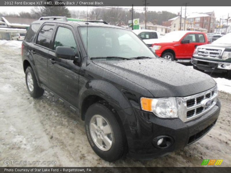 Ebony Black / Charcoal Black 2012 Ford Escape XLT 4WD