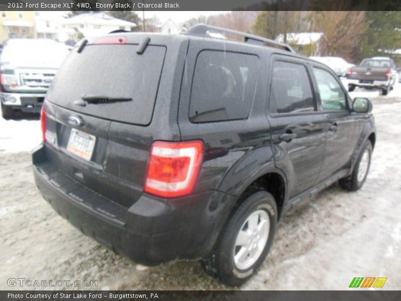 Ebony Black / Charcoal Black 2012 Ford Escape XLT 4WD