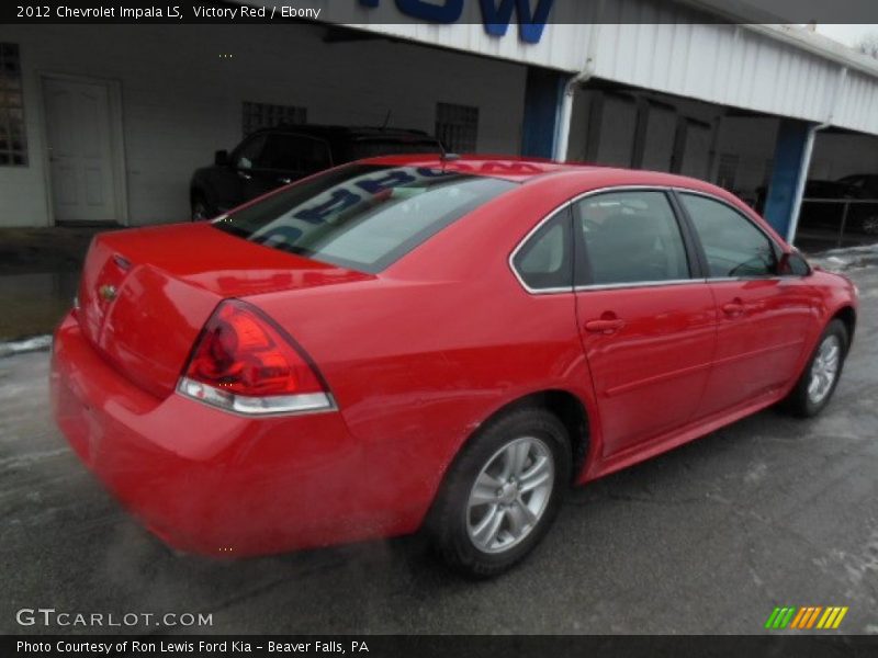 Victory Red / Ebony 2012 Chevrolet Impala LS