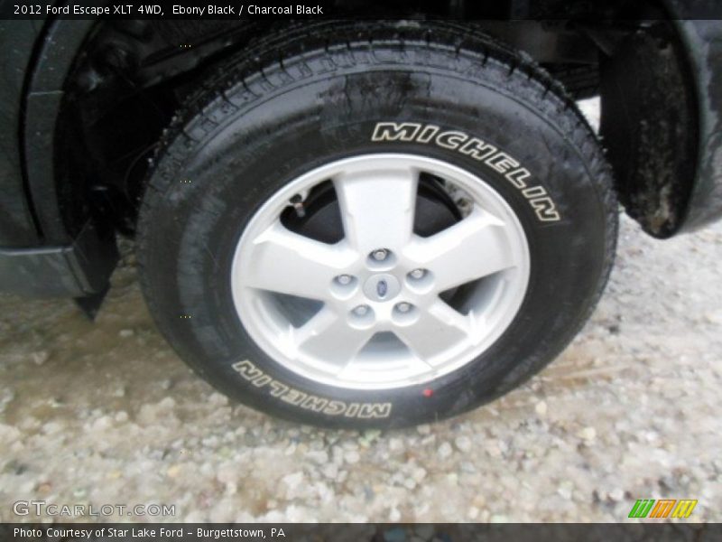 Ebony Black / Charcoal Black 2012 Ford Escape XLT 4WD