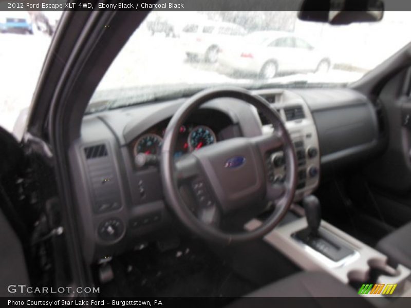 Ebony Black / Charcoal Black 2012 Ford Escape XLT 4WD
