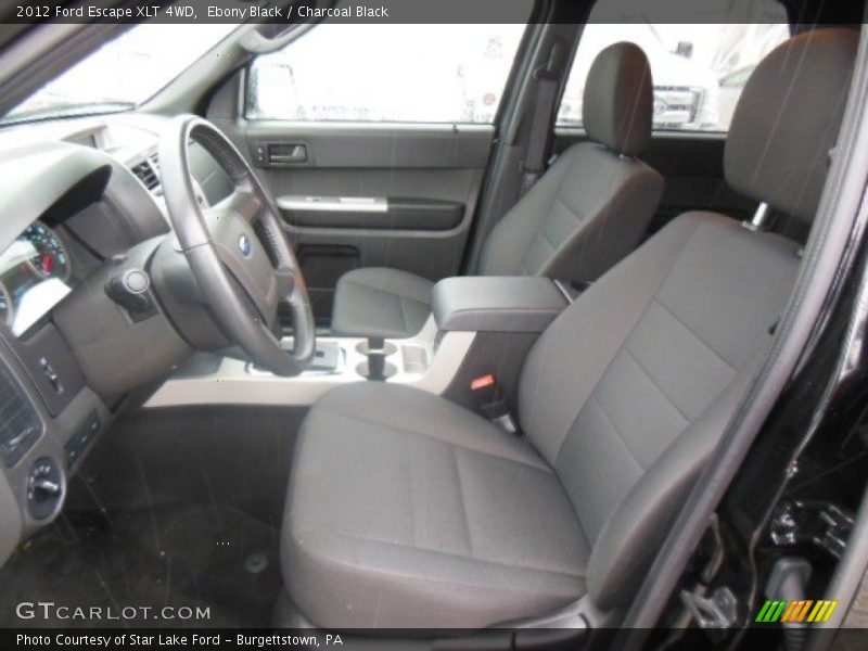 Ebony Black / Charcoal Black 2012 Ford Escape XLT 4WD