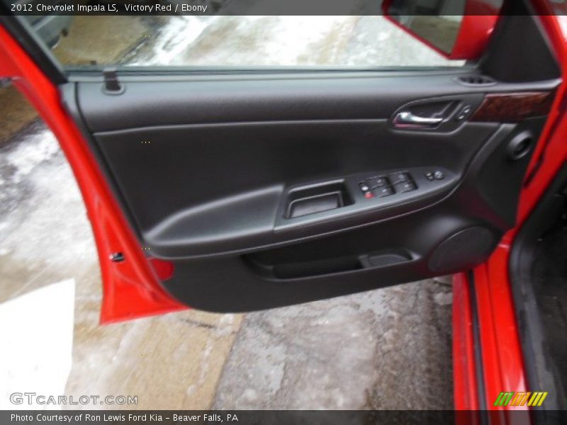 Victory Red / Ebony 2012 Chevrolet Impala LS