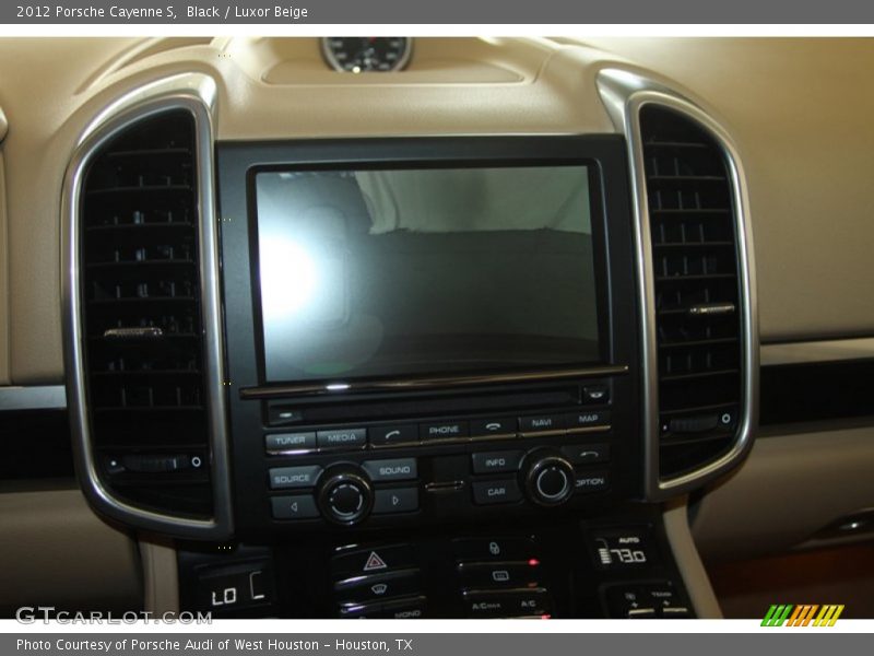 Black / Luxor Beige 2012 Porsche Cayenne S
