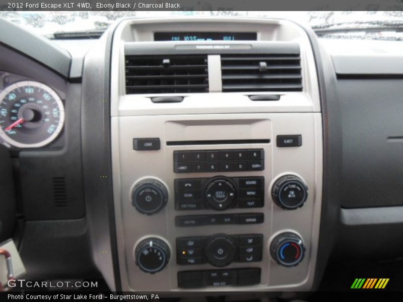 Ebony Black / Charcoal Black 2012 Ford Escape XLT 4WD