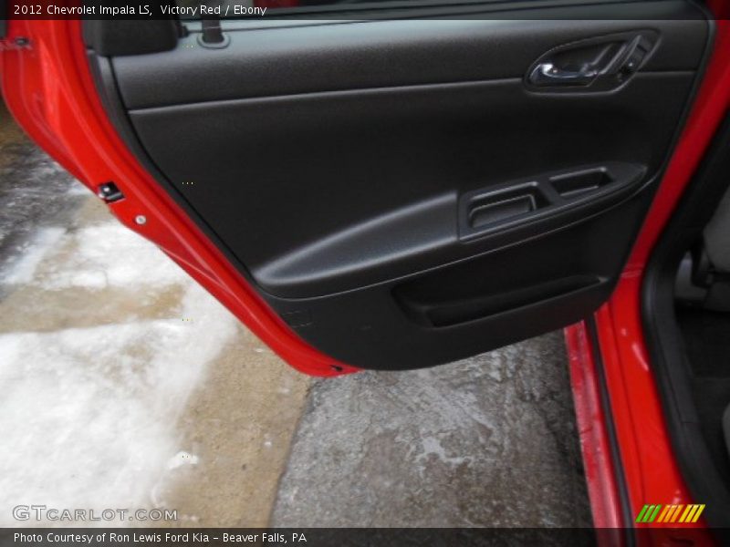 Victory Red / Ebony 2012 Chevrolet Impala LS