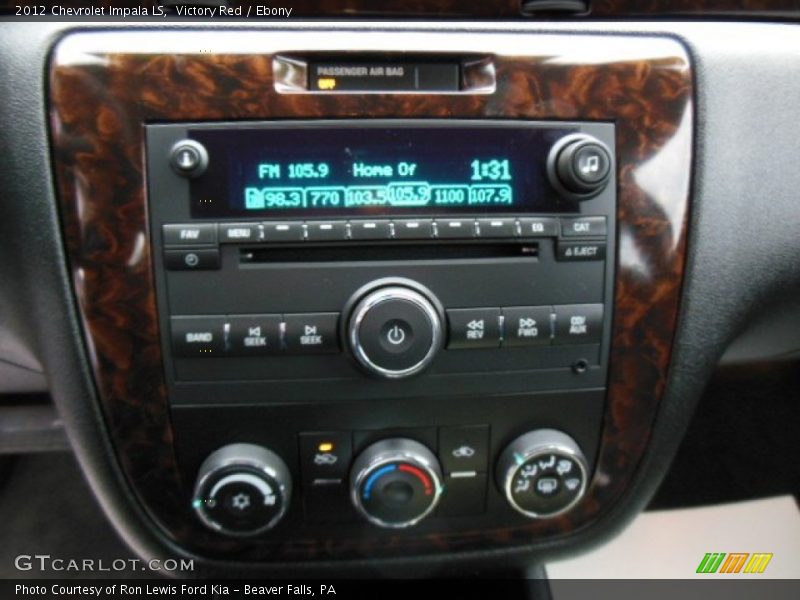 Victory Red / Ebony 2012 Chevrolet Impala LS