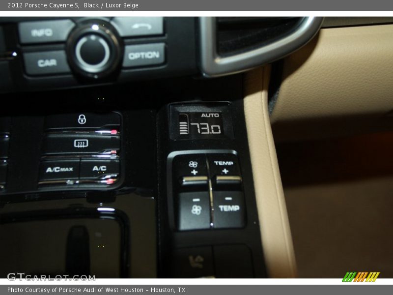Black / Luxor Beige 2012 Porsche Cayenne S
