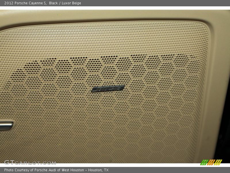 Black / Luxor Beige 2012 Porsche Cayenne S