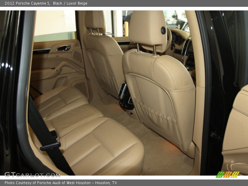 Black / Luxor Beige 2012 Porsche Cayenne S