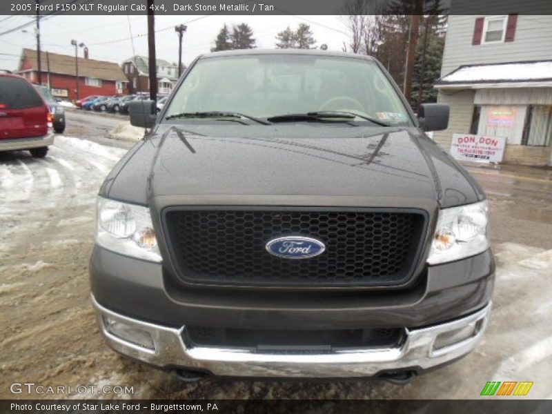 Dark Stone Metallic / Tan 2005 Ford F150 XLT Regular Cab 4x4