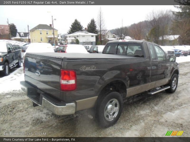 Dark Stone Metallic / Tan 2005 Ford F150 XLT Regular Cab 4x4