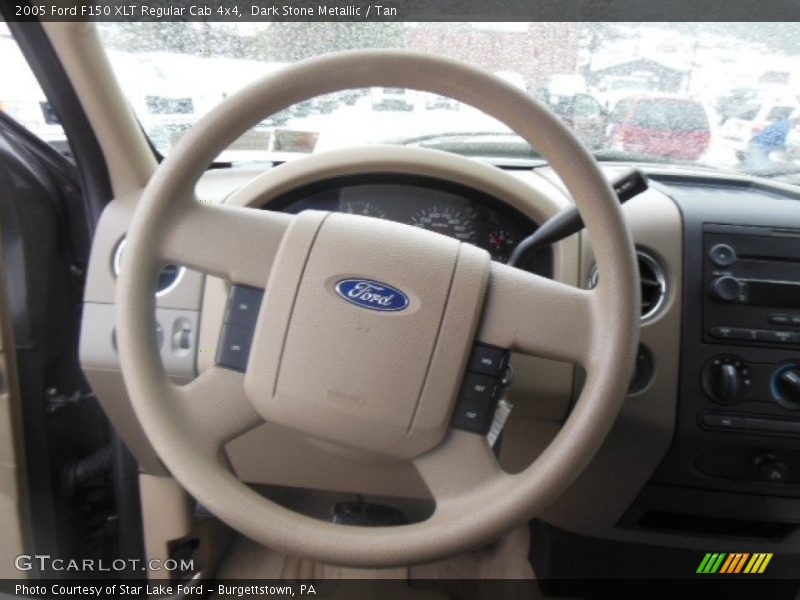 Dark Stone Metallic / Tan 2005 Ford F150 XLT Regular Cab 4x4