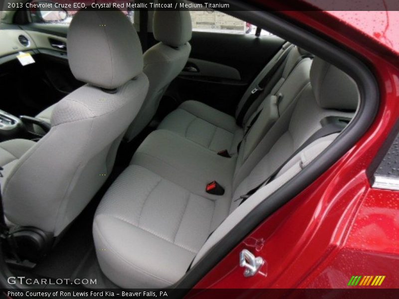 Crystal Red Metallic Tintcoat / Medium Titanium 2013 Chevrolet Cruze ECO