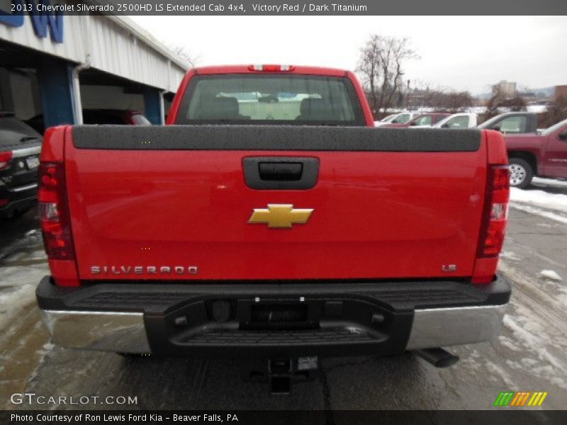 Victory Red / Dark Titanium 2013 Chevrolet Silverado 2500HD LS Extended Cab 4x4