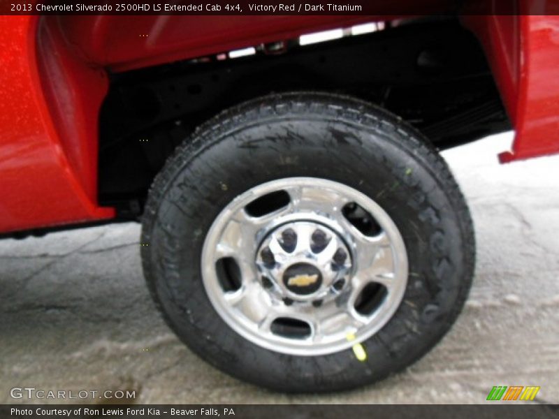 Victory Red / Dark Titanium 2013 Chevrolet Silverado 2500HD LS Extended Cab 4x4