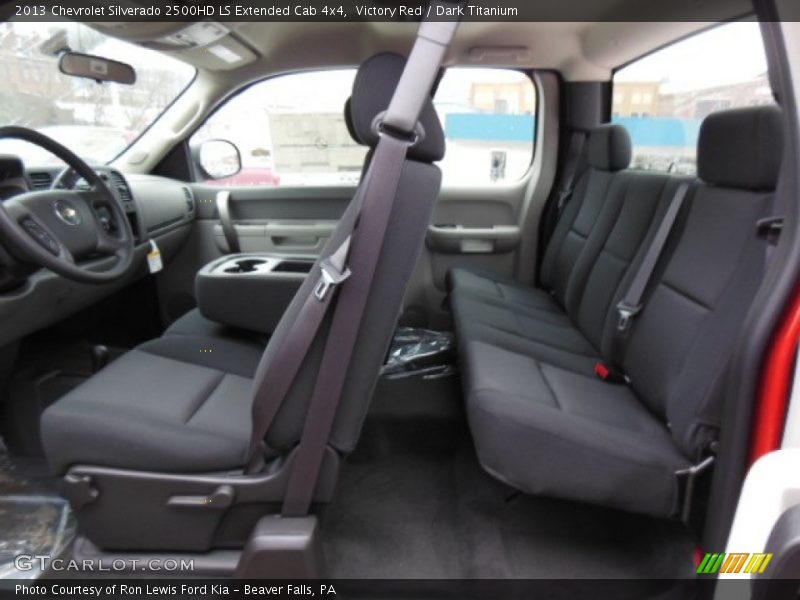 Victory Red / Dark Titanium 2013 Chevrolet Silverado 2500HD LS Extended Cab 4x4