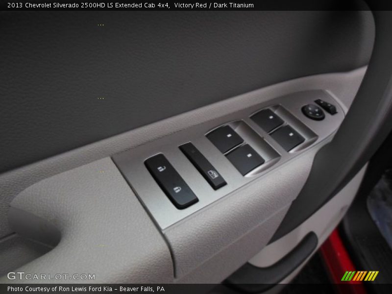 Victory Red / Dark Titanium 2013 Chevrolet Silverado 2500HD LS Extended Cab 4x4