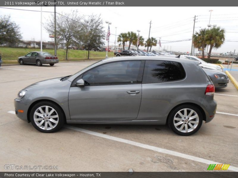 United Gray Metallic / Titan Black 2011 Volkswagen Golf 2 Door TDI