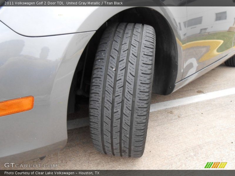 United Gray Metallic / Titan Black 2011 Volkswagen Golf 2 Door TDI